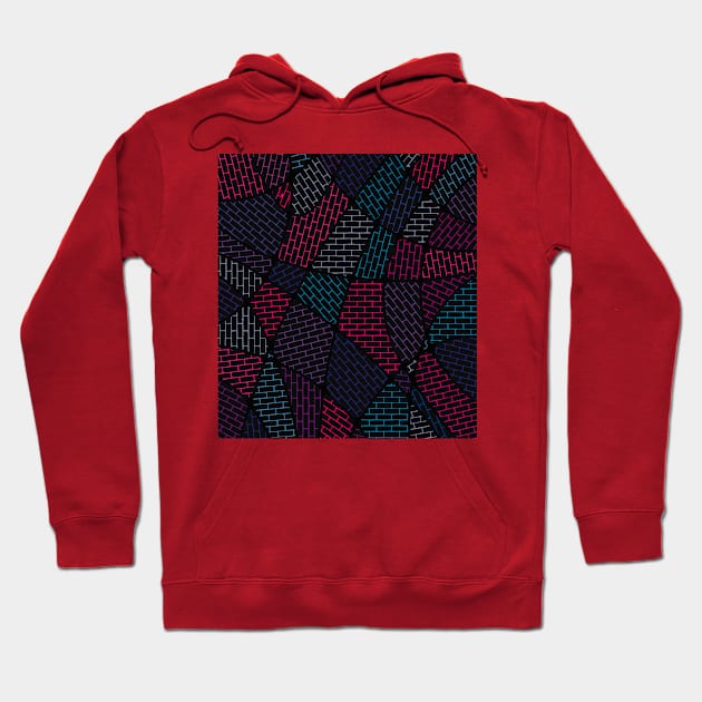 Curves Brick Hoodie by ArtzeeFartzee